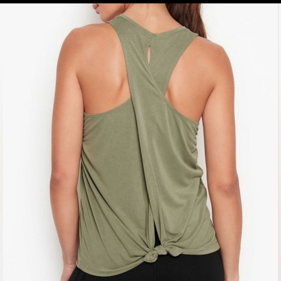 NEW VICTORIA'S SECRET TIE BACK TANK TOP SHIRT - Picture 2 of 8